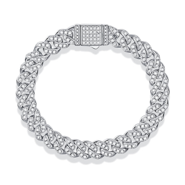 Pulsera Moissanita Plata Brújula de Luz para Hombre y Mujer - Image 3
