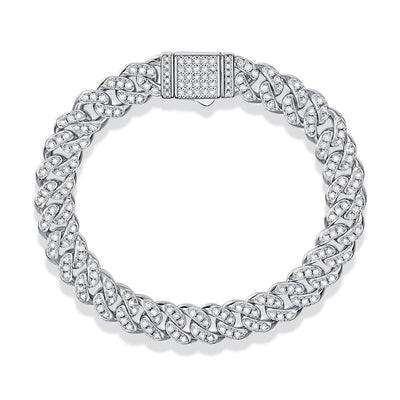 Pulsera Moissanita Plata Brújula de Luz para Hombre y Mujer - Image 3