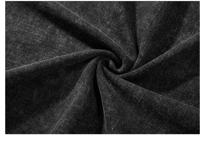 Camiseta sin mangas suelta desgastada estilo americano para hombre - Image 24