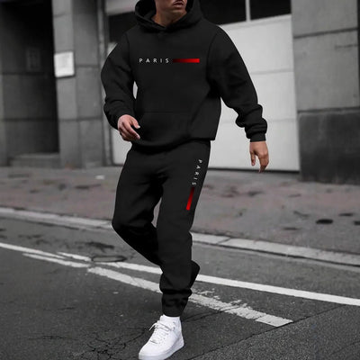 Conjunto Deportivo Impreso para Hombre - Sudadera y Pantalón Fashion - Image 2