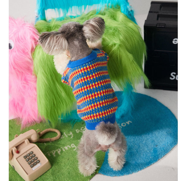 Suéter Cálido para Perros - Diseño Cuello Redondo Otoño Invierno