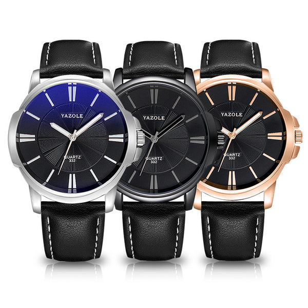 Reloj de Negocios para Hombre Resistente al Agua con Esfera Luminosa