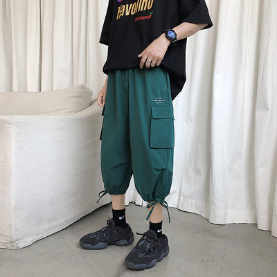 Pantalones Overol Coreano Sueltos Hip-Hop Estilo Casual Moderno - Image 5