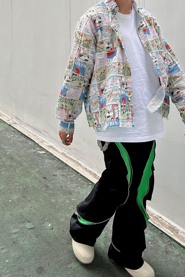 Pantalones de Rendimiento con Cierre Oculto y Detalles en Contraste
