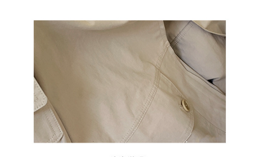 Abrigo Trinchera Holgado con Capucha Retro Casual - Image 6
