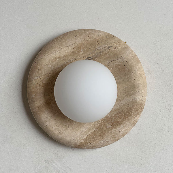 Lámpara de Pared Jade Natural Entrada Lujo Francés
