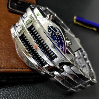 Reloj LED Binario de Acero Inoxidable Doble Fila - Image 13