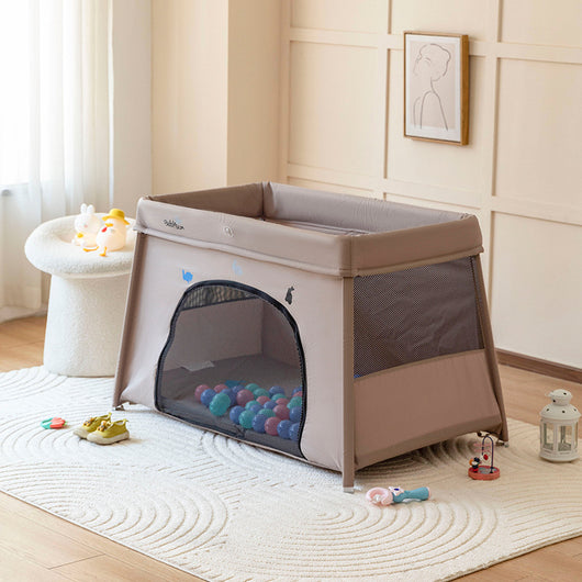 Corral Plegable de Aluminio para Bebé con Almacenamiento - Image 3