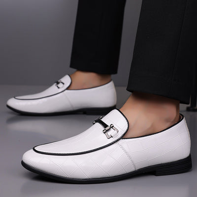 Zapatos de Cuero Ligeros Talla Grande Estilo Cuadros Lujo Premium - Image 27