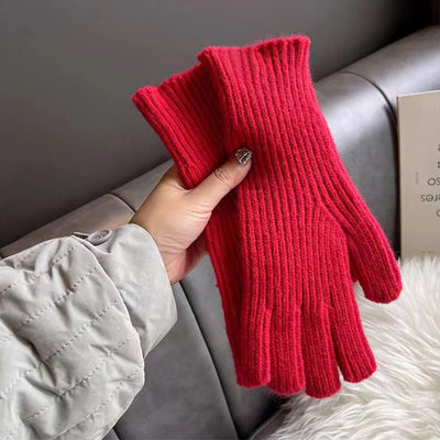Guantes sin Dedos con Pantalla Táctil para Protección del Frío