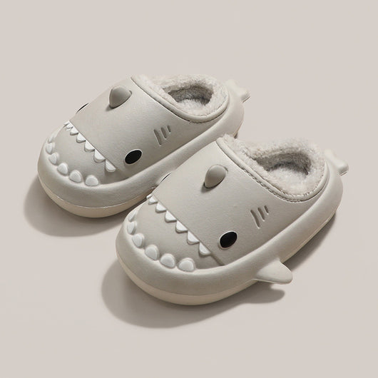 Pantuflas Tiburón Cartoon para Parejas - Zapatillas EVA Impermeables Invierno - Image 13