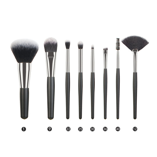 Set Completo de Brochas de Maquillaje con Cerdas Naturales - Image 4