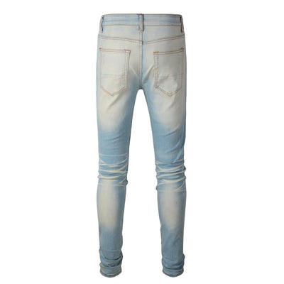 Jeans Slim Fit Efecto Desgastado INS - Image 10