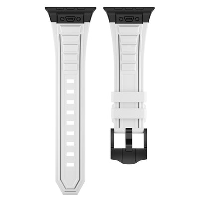 Correa Elástica de Silicona con Hebilla Metálica Plegable para iWatch 1-9 - Image 33