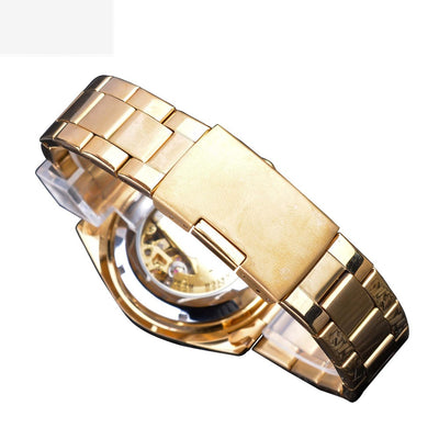 Reloj Mecánico Esqueleto de Acero para Hombre - Diseño Casual y Elegante - Image 13