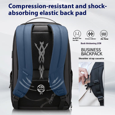 Mochila Ejecutiva de Gran Capacidad Multifuncional para Negocios - Image 4