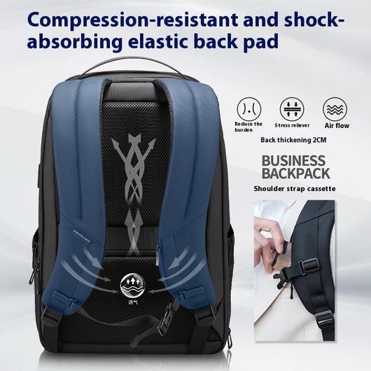 Mochila Ejecutiva de Gran Capacidad Multifuncional para Negocios - Image 4