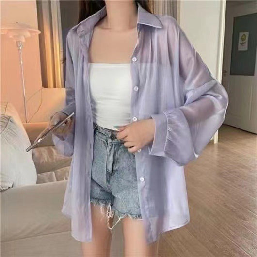 Chaqueta Larga Elegante de Manga Larga en Perla - Diseño Sofisticado y Minimalista - Image 7