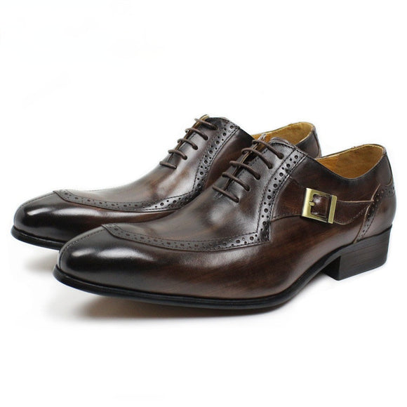 Sapato Masculino de Couro Legítimo - Elegância Executiva e Conforto Diário