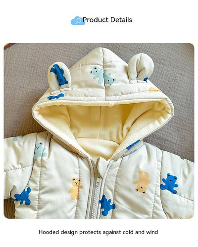 Mameluco Térmico Acolchado para Bebé con Diseño de Dibujos Animados - Image 8