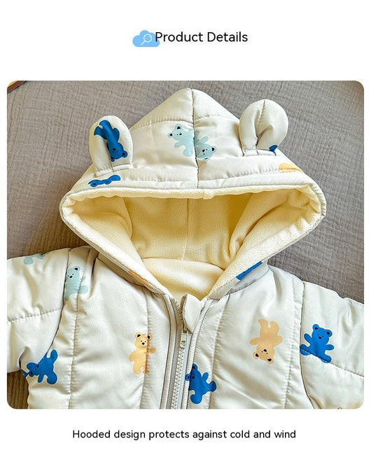 Mameluco Térmico Acolchado para Bebé con Diseño de Dibujos Animados - Image 8