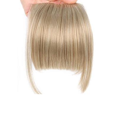 Peluca Sintética con Flequillo Lateral y Clips - Estilo Europeo Americano - Image 7