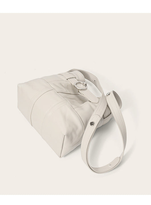 Bolso Bucket de Cuero Genuino con Costura Artesanal - Image 11