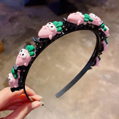 Diadema Infantil Frutas Multicolor con Diseño Hueco Tejido - Image 7