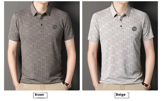 Playera Manga Corta Ice Silk para Hombre - Frescura Total en Verano - Image 14