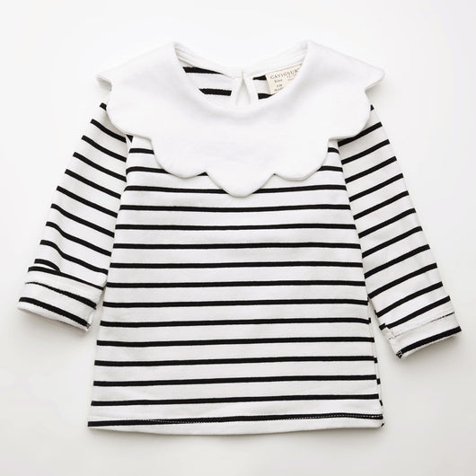 Blusa de Cuello Pétalos para Bebé - Image 7