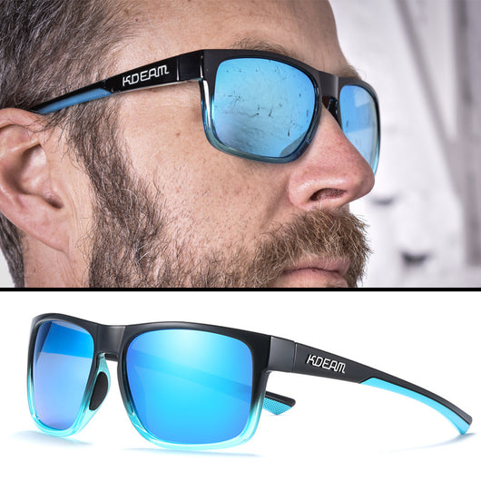 Gafas de Pesca Polarizadas con Lentes de Película Real Colorida - Image 2
