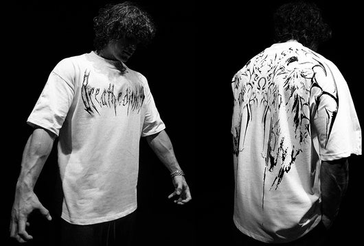 Playera Holgada de Algodón Talla Grande Estilo Oscuro - Image 13