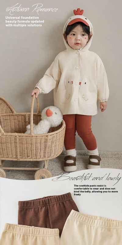 Leggings Elásticos para Niña - Versátiles para Exteriores y Uso Diario - Image 29