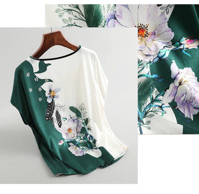 Playera Estampada Manga Corta Suelta y Cómoda para Verano - Image 14