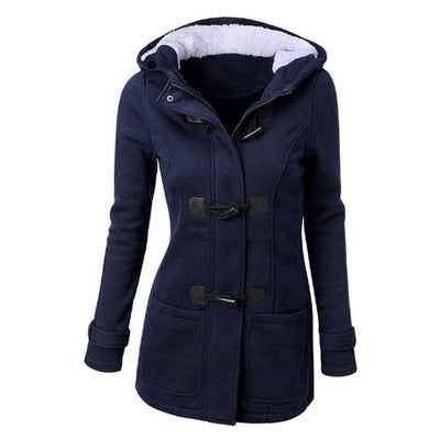 Abrigo Acolchado con Capucha para Mujer - Sudadera Térmica de Algodón - Image 10