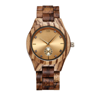 Reloj de Cuarzo para Mujer con Esfera de Madera - Image 3