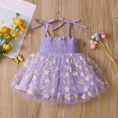 Falda de Tirantes Mesh de 4 Colores para Niñas - Image 17