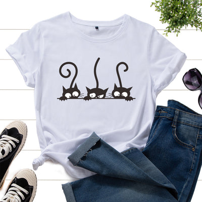 Camiseta de Algodón para Mujer - Manga Corta Perfecta para Verano - Image 13