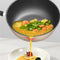 Wok de Panal con Fondo Plano - Compatible con Inducción y Gas