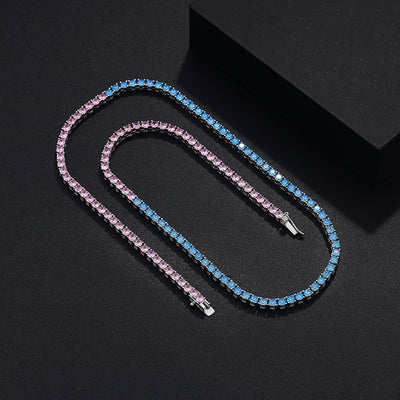 Cadena Tenis de Diamantes Completos - Accesorio Versátil Eslabón Cubano - Image 12