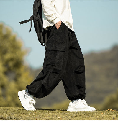 Pantalones de Pana Anchos Casuales para Otoño e Invierno - Image 25