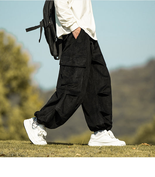 Pantalones de Pana Anchos Casuales para Otoño e Invierno - Image 25