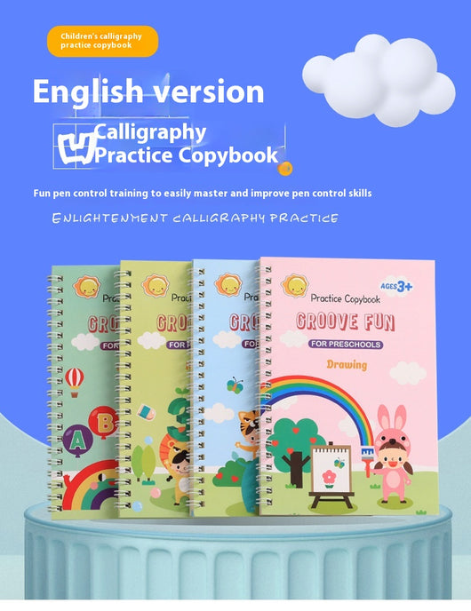 Cuaderno Groove Magic - Versión Completa en Inglés para Entrenamiento de Escritura Infantil - Image 18