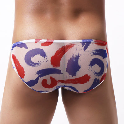Calzoncillos Tipo Brief de Malla con Estampado Floral para Hombre - Tinta - Image 10