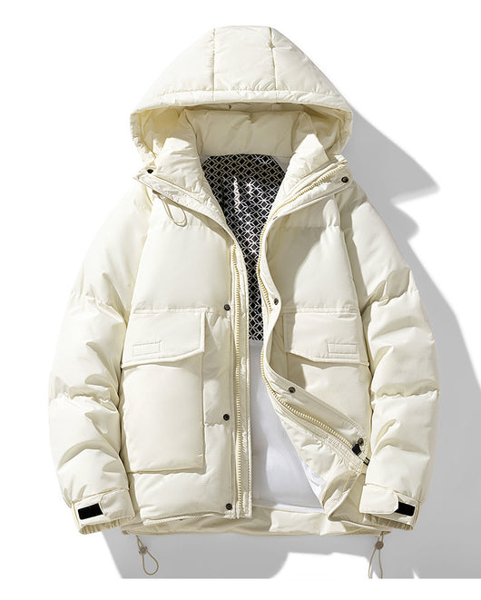 Abrigo de Plumón de Pato Blanco Unisex - Chaqueta Térmica Oversized - Image 18