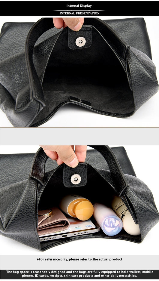Bolso Retro de Cuero Suave con Gran Capacidad para Llevar al Hombro - Image 18