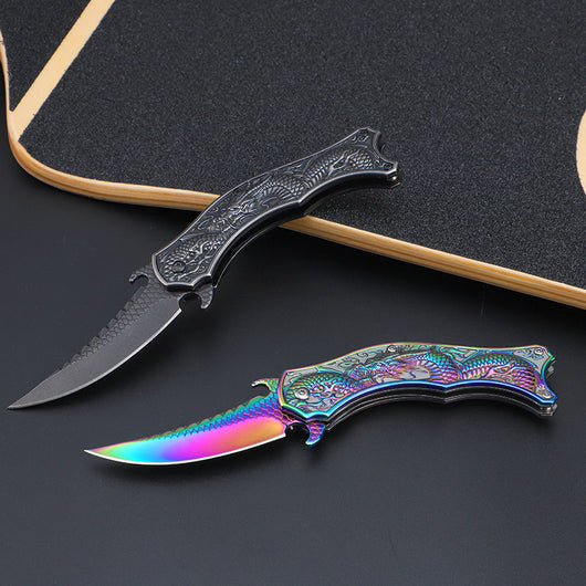 Cuchillo Plegable Multifunción para Supervivencia y Aventuras al Aire Libre - Image 11