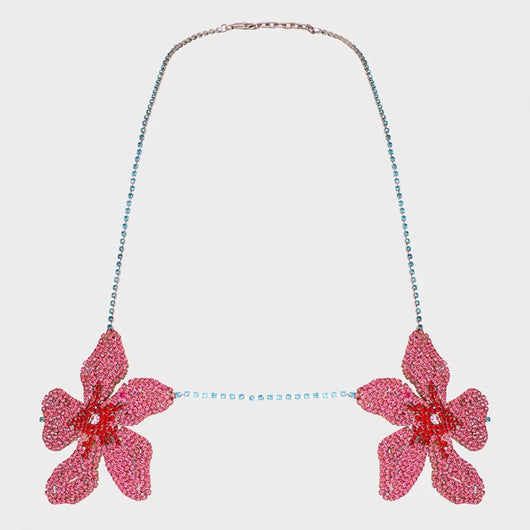 Cadena de Pecho con Flor - Joyería Elegante Europea y Americana - Image 10