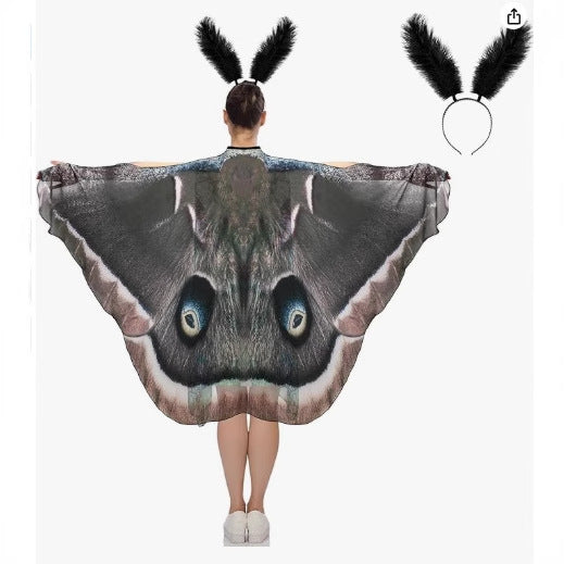 Capa Halloween con Mariposas Giratorias - Decoración Mágica - Image 4