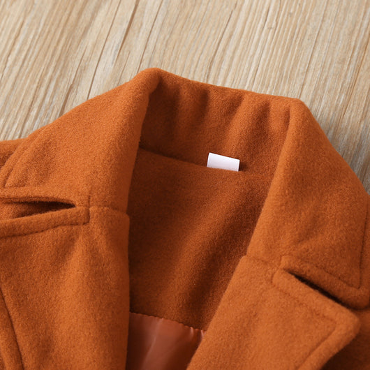 Abrigo de Lana para Niños - Blazer Cálido de Manga Larga - Image 10